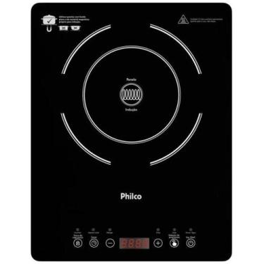 Imagem de Cooktop Indução Philco PCT10A 1 Boca Portátil Painel Touch, 220V