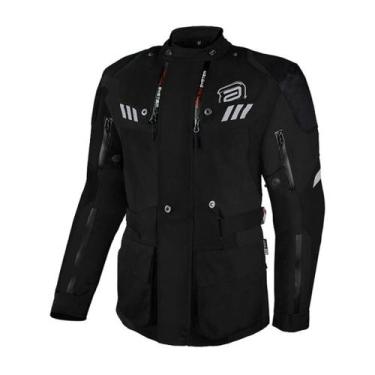 Imagem de Jaqueta Motociclista Asw Pangea Preto, L/G
