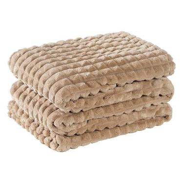 Imagem de Cobertor Manta Paradise Ultrasoft Flannel Queen 2,40m X 2,20m 01 Peça - Frape Cáqui