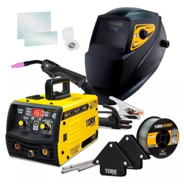 Imagem de Inversora Solda 160A Mig/Mma/Tig Bivolt C/Máscara +