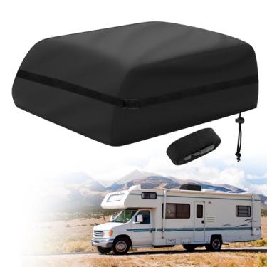 Imagem de Yexcend Capa de ar condicionado para trailer, capa de teto AC 900D impermeável Oxford Cloth Camper Travel Trailer AC para Coleman MiniMach/Super Mach/Duo-Therm Penguin l & 1l Dometic (101,6 cm C x
