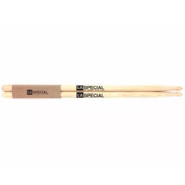 Imagem de Baqueta promark 5a la special hickory ponta de madeira par