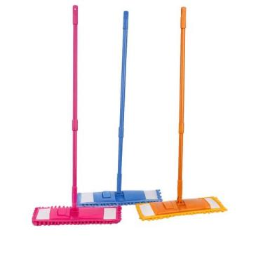 Imagem de Rodo Mop Flat Inox Mágica Limpeza Multiuso Microfibra Cozinha Lavander