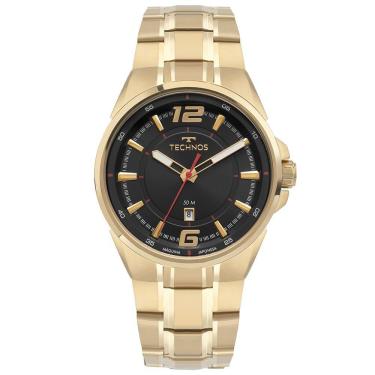 Imagem de Relógio Technos Masculino Skymaster Dourado - 2115txz-1p