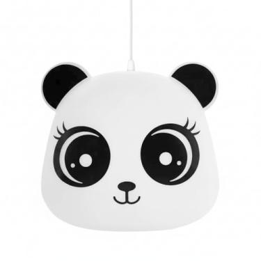 Imagem de Luminária A Pandinha Pendente, Plástico Polietileno, Bivolt, 26 x 28 x 14 cm, Luz Difusa para Quarto e Escritório