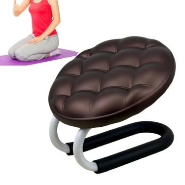 Imagem de Banco de oração de meditação | Banco de ajoelhamento de meditação japonesa - Banqueta ergonômica portátil confortável para relaxamento, mulheres, homens, adultos, idosos, iniciantes, escritório, sala