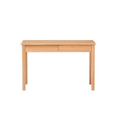Imagem de ZDJZMGZ Mesa de computador mesa de escritório em casa estilo simples mesa de madeira maciça mesa nórdica moderna simples carvalho computador mesa de estudo (800 x 480 x 750 mm)