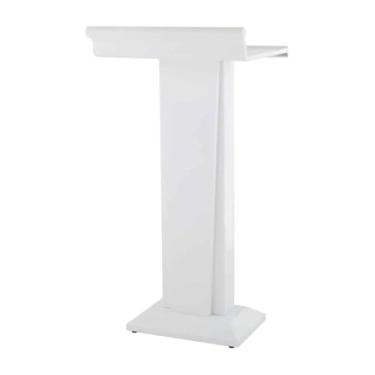 Imagem de YPDJVLTI Speech Podium Púlpito Profissional Púlpito de Ferro Púlpito Simples Igreja Mesa de Leitura Espaçosa Pódio para Conferências, Discursos, Casamentos Moda