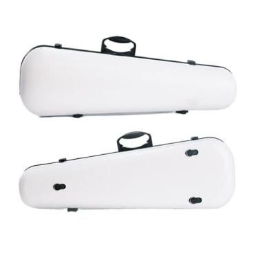 Imagem de Estojo Para Violino, Ultraleve, Fibra De Carbono, Alça Premium, Resistente Ao Desgaste, À Prova D'água, Bolsa Para Violino Estojo para instrumento de violino(White)