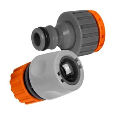 Imagem de Engate Rápido para Mangueira 1/2 + Bico Torneira 3/4 | Conexão Click, Vedação Antivazamento e Uso Diário