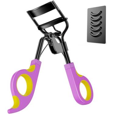 Imagem de Kaasage Curvador de Cílios com Almofadas, Curvador de Cílios com 5 Almofadas Extras de Silicone para Substituição, Obtenha Cachos Em 5 Segundos
