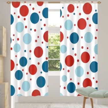 Imagem de 2 conjuntos de painéis de bolinhas coloridas lindas cortinas transparentes arejadas com filtro leve painéis de cortina leve cortina de porta para janela para sala de estar, quarto, jantar, 84