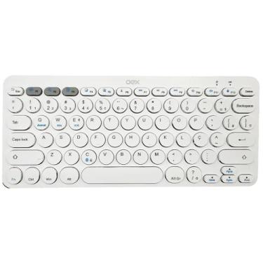 Imagem de TECLADO BLUETOOTH RETRO PLUS TC510 OEX BRANCO