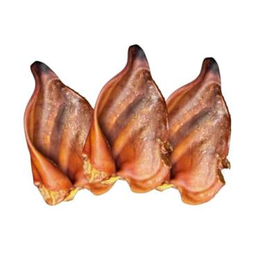 Imagem de Orelha Suina Desidratada 3un Mastigável Cães | Lecker Petiscos Naturais