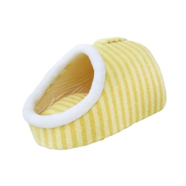 Imagem de Generic Cama para gatos, barraca para cães, portátil, com fundo antiderrapante, para animais de estimação, com almofada removível para descanso e sono, Amarelo