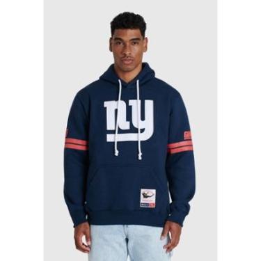 Imagem de Moletom Mitchell & Ness Canguru Fechado Collab Baw x NFL NY Giants Masculino-Masculino