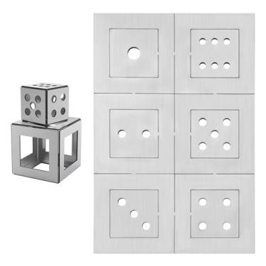 Imagem de 6 peças kit de prática de soldagem de chapa de aço cupons acessórios kit de treinamento de soldagem quadrada abrangente kit de treinamento de melhoria de habilidades de soldagem para bastão, mig