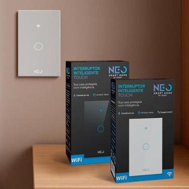 Imagem de Interruptor Smart Inteligente WiFi 2.4 GHz Alexa Google 1,2,3,4,6,8 Bo