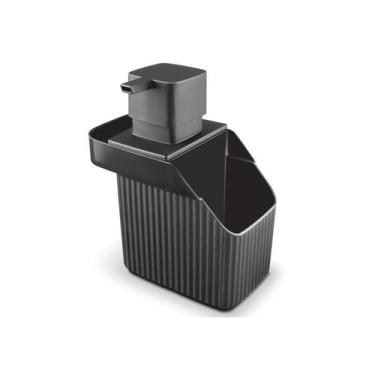 Imagem de Dispenser de Sabonete Líquido com Porta Esponja - Usual Utilidades, Pr