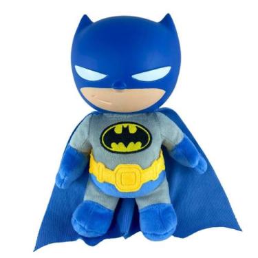 Imagem de Boneco Batman De Pelúcia E Vinil 25Cm Dc Super Friends 3072 - Cardoso 