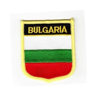 Imagem de Ruoming 1 PÇ Patch de bandeira multinacional bordado a ferro ou costurado em bordado tático militar nacional multinacional (Bulgária)