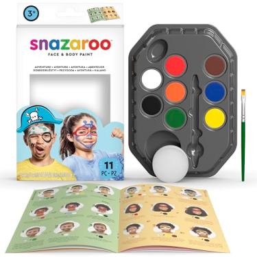Imagem de Kit de Tinta Facial Snazaroo - Kit de Pintura Facial - Vários Cores - Líquido - Caixa