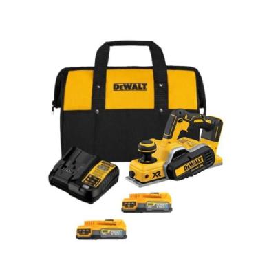 Imagem de Plaina Elétrica A Bateria Powerstack Dcp580b Dewalt + Bolsa