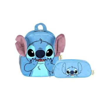 Imagem de Kit Lilo Stitch Lancheira Térmica + Estojo Pelúcia - Luxcel