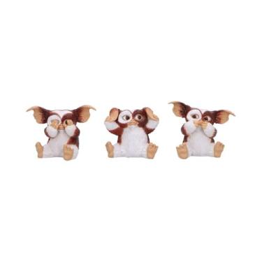 Imagem de Nemesis Now Three Wise Gizmo - 8.2 cm Resin Gremlins Figure - Decor for Bookshelves, Mantlepieces, or Desks - Gremlins Merchandise & Gifts for Fans