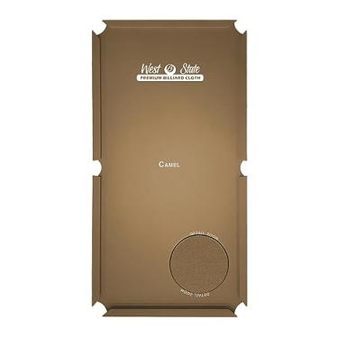 Imagem de Pano de piscina premium de lã de teflon e nylon – Kit de substituição de feltro para mesa de bilhar – Pano de bilhar de 2,7 m e 6 peças de trilho pré-cortadas - 2 pontos e giz combinando – 595 g