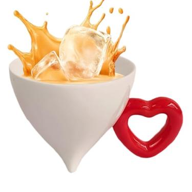 Imagem de Caneca De Café - 120ml Cerâmica Cónicas Reutilizáveis,Canecas Divertidas Pequenas Para Bebidas,Para Mulheres Meninas Aniversário Dos Namorados Casa Escritório Viagem