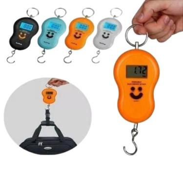 Imagem de Balança Pêndulo Digital Multiuso até 50kg - Ideal para Pesca, Viagens 