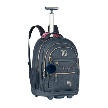 Imagem de Mochila De Rodas Jeans Rebecca Bonbon Escolar Juvenil