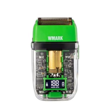 Imagem de Maquina Shaver Wmark Ng 988 Pluss Barbeador Elétrico Verde