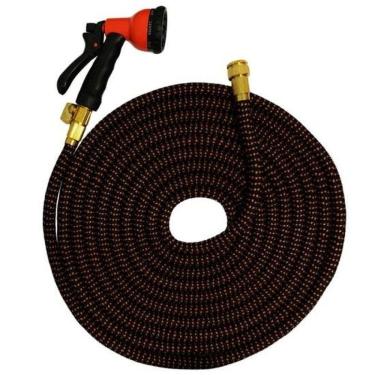 Imagem de Mangueira Poliéster 22m Kepper Preta Laranja