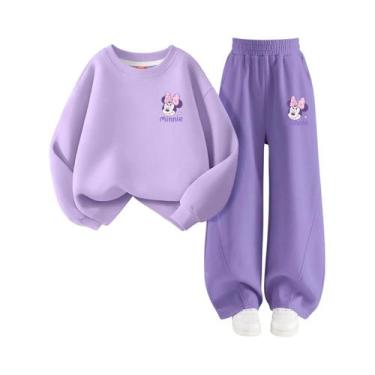 Imagem de Conjunto De Moletom Para Meninas Bebê Com Estampa Da Disney Minnie, 2 