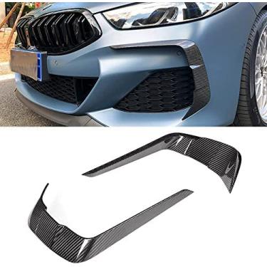 Imagem de MUCCGQ Acabamento de aba divisora de para-choque dianteiro de carbono real para BMW Série 8 G14/G15/G16 2018-IN