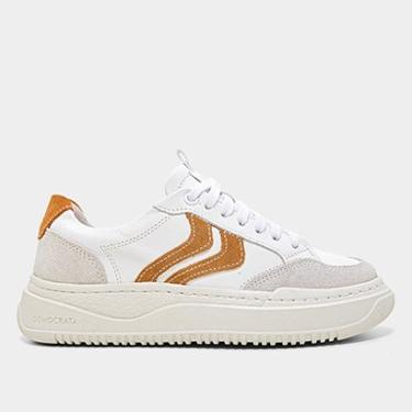 Imagem de Tênis Couro Democrata Denin Block Feminino-Feminino