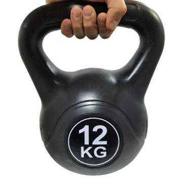 Imagem de Kettlebell 12kg Exercício Funcional Musculação Treino Peso - OCCY