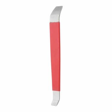 Imagem de HARFINGTON Ferramenta de remoção de guarnição de carro 17,78 cm de aço com clipe automático para remoção de carro ferramentas de barra de alavanca com manga de borracha para reparo de painel de rádio