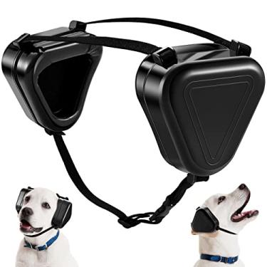 Imagem de Protetores de ouvido para cães para proteção de ruído, proteção auditiva com cancelamento de ruído, protetores de ouvido quentes para cães, ruídos calmantes para alívio da ansiedade, fogos de