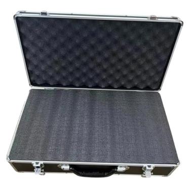 Imagem de Esquirla Caixa de ferramentas em liga de alumínio, estojo de transporte profissional para equipamentos, câmeras e outros itens. Ideal para organizar e