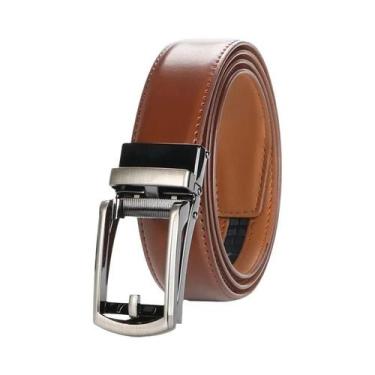 Imagem de Cinto Masculino De Couro Genuíno Com Fivela Automática Ajustável Estil