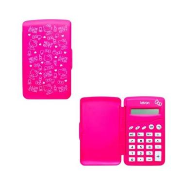 Imagem de Calculadora Hello Kitty 8 Dígitos com Flip Letron