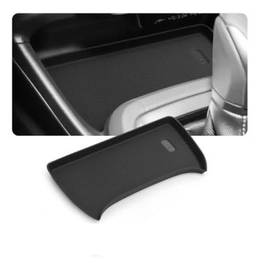 Imagem de Tapete protetor de carregamento sem fio para Subaru Crosstrek & Impreza 2024 2025 2026 Acessórios interiores, almofada protetora de silicone antiderrapante forro do console central do carro