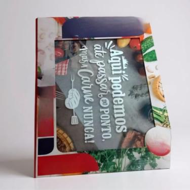 Imagem de Tábua de Corte em Vidro Temperado com Estampas Variadas 29cm e 40cm para Carne, Frios, Frutas e Churrasco (Ponto da carne,29cm)