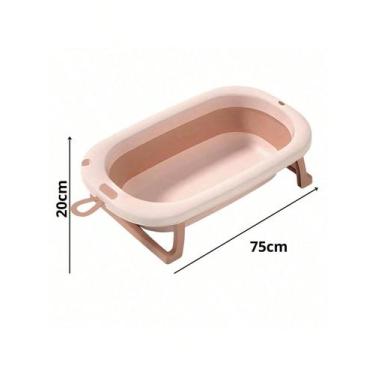 Imagem de Banheira Retrátil Silicone Beb Capacidade 50 Litros Design Compacto - 