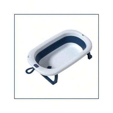 Imagem de Banheira Retrátil Silicone Beb Capacidade 50 Litros Design Compacto - 
