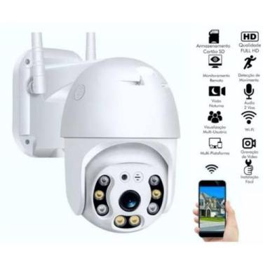 Imagem de Câmera Externa Ip Wifi 2mp 1080p Full Hd aprova d,água - Lehmox