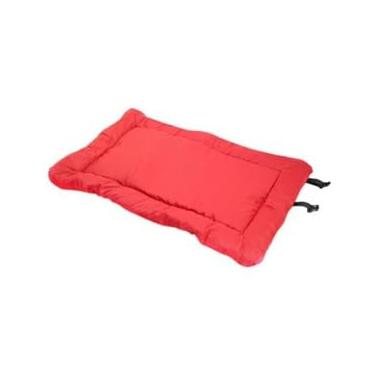 Imagem de Colchonete Impermeável para Cachorro e Gato 90x60cm – Cama Pet Portátil para Viagem, Passeio e Casa(Vermelho)
